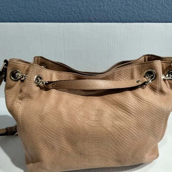 MICHAEL Michael Kors Tan Pebbled Leather Shoulder Bag - Picture 4 of 12